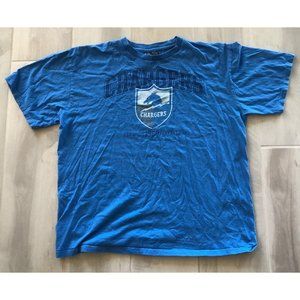 NFL TEAM APPAREL 1960 SAN DIEGO CHARGER OLD SCHOOL FADED LOGO MENS XL T-SHIRT